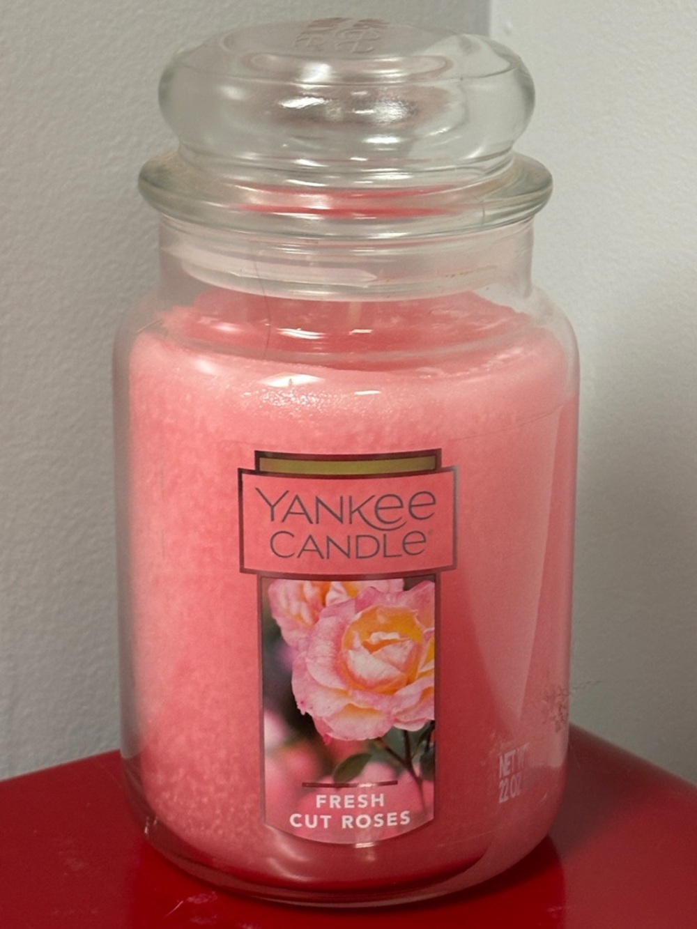 Yankee Candle Fresh Cut Roses 22oz Large Jar Single Wick New